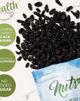 NUTS US  California Black Raisins Unsulphured  Seedless  100 Natural  No Added Sugar  Packed in a Resealable Bag 2 LBS