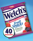 Welch's Fruit Snacks, Berries 'n Cherries, Perfect Stocking Stuffer for Kids, Gluten Free, Bulk Pack, 0.8 Ounce - 40 Count (Pack of 1)