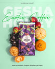 Gesha Honey Medium Roast Cielito Paradise Coffee Whole Bean Garzon Huila Colombia Single Origin with exotic notes of mandarin tangelos strawberries and grapes 12oz