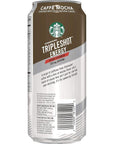 Starbucks Tripleshot Energy Extra Strength Espresso Coffee Beverage - 15 fl oz. cans (12 Pack)