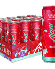 Alani Nu CHERRY SLUSH Sugar Free Low Calorie Energy Drinks  200mg Caffeine  Pre Workout Performance with Antioxidants  Biotin B Vitamins  Zero Sugar  10 Calories  12 Fl Oz Cans 12 Pack