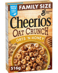 Cheerios Oat Crunch Oats 'N Honey Cereal, 516g/18.2 oz, Imported from Canada}