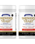 Lewis Labs Brewer's Yeast Flakes | Beer Yeast is A Rich Source of Amino Acids, B-Complex Vitamins, Minerals & Protein | Our Pure Bakers Yeast is Vegan, Keto, Paleo Friendly | Unsweetened, 2 Pack