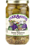 Jake  Amos  Pickled Green Tomatoes  2  16 Oz Jars