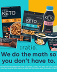 Ratio Crunchy Protein Bar Coconut Almond With Chocolate 11g Protein Keto Friendly 58 oz 4 Bars