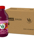 V8 Beet Ginger Lemon 100 Vegetable Juice Naturally Flavored Vegetable Juice From Concentrate 46 FL OZ Bottle Pack of 6