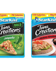 StarKist Tuna Creations 10 Flavor Variety Pack of Pantry Staple Pouches with Reusable 3in1 Cutlery by ZIGGALOU