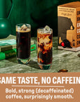 Wandering Bear DECAF Cold Brew Coffee On Tap 96 fl oz  Extra Strong Smooth Unsweetened ShelfStable and Ready to Drink Iced Coffee Cold Brewed Coffee Cold Coffee