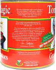 Stanislaus Tomato Magic Delicious Ground Peeled Tomatoes in Puree Sauce That Enhances Everything Size 10 6 lb10 oz 106oz Pack of 2  IncludesFree Basil Leaves from Rhino Fine Foods071oz