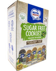 Nutrisnacks Sugar Free Cookies 24 units Variety Pack, 5 natural flavors, 0 gr of Sugar, sweetened with stevia, with whole grain cereals, dietary fiber and prebiotics.