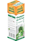 Vedic Juices Premium Quality Aleo Vera Juice Drink with Wheatgrass  169 fl oz Pack of 1  Ideal for Daily Use