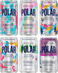 POLAR 100 Natural Seltzer Jr  The Impossibly Good Collection Variety  No Sugar Juice or Sweeteners 75 FL OZ 24 Pack  By LastFuel