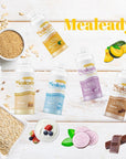 Mealeady ReadyToGo Meal in a Bottle  Meal Replacement Powder OnTheGo  36 bottlesbox  176 ozbottle  6 Flavor Packs Available Assorted Grain Yogurt Choco Taro Kabocha