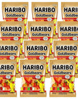 Goldbears Gummy Candy Sharing Size for Kids and Family Indulgement  Original HariboGummy Bears Bulk Candy Pineapple Strawberry Lemon Orange and Raspberry Flavors 12 Bags 175g 6oz Each