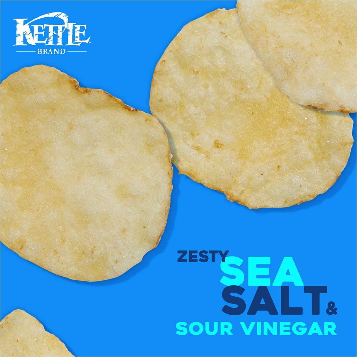 Kettle Brand Potato Chips Sea Salt  Vinegar Kettle Chips 13 Oz