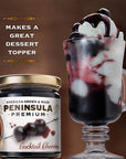 Peninsula Premium Cocktail Cherries  Award Winning  Deep BurgundyRed  Silky Smooth Rich Syrup  Luxe Fruit Forward SweetTart Flavor  American Grown  Made 105 oz 3Pack