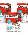 Quest Nutrition Coconutty Caramel Candy Bites 1g Net Carbs Less Than 1g of Sugar Gluten Free 8 Count Pack of 3