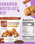 Cooper Street Italian Biscotti Cookies  Twice Baked Biscotti Style Cookie Biscuits in Delicious Cinnamon Chocolate Chip  Crispy Light and Healthy Cookies  Peanut  Dairy Free  5oz  1 Pack