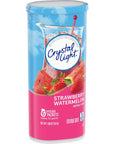 Crystal Light Strawberry Watermelon Drink Mix 6 Pitcher Packets