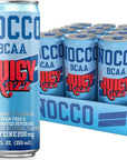 NOCCO BCAA Energy Drink Juicy Razz - 12 Fl Oz (Pack of 12)