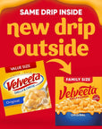 Velveeta Shells  Cheese Original Shell Pasta  Cheese Sauce Value Size Meal 24 oz Box