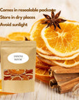 Generic Premium Dehydrated Orange Slices  50 Grams Approx 18 Slices  100 Natural  Great for Cocktails Garnishes Fruit Teas and Deserts