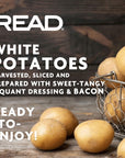 READ German Potato Salad  Hearty Sliced White Potatoes  SweetTangy Piquant Deliciousness  Bacon  Sugar Vinegar Onion Spice and Parsley dressing  15 ounce cans Pack of 12