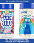 Kraft JetPuffed Mallow Bits Vanilla Flavor Marshmallows 3 Ounce Pack of 2 with By The Cup Portion Control Scoop