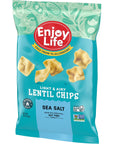 Enjoy Life Sea Salt Lentil Chips Dairy Free Chips Soy Free 4 Oz