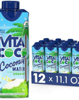 Vita Coco Coconut Water - Pure Organic - 11.1 Oz (Pack Of 12)