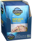 Wild Planet Skipjack Wild Tuna Sea Salt Pouch Keto and Paleo 3rd Party Mercury Tested 3 Ounce Pack of 12