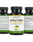 Trio Apple Cider Vinegar Capsules | Maximum Strength Immune Support Booster Formula | Raw & Fresh Natural Apple Cider Vinegar Pills for Cleanse | Detox Boost | Keto & Metabolism Support