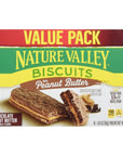 Nature Valley Biscuit Sandwiches Chocolate Peanut Butter Value Pack 10 ct Pack of 6