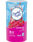 Crystal Light SugarFree Raspberry Ice Drink Mix 4 Pitcher Packets