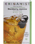 China Mist Iced Tea  Blackberry Jasmine Green Tea Infusion  Refreshing and Delicious  Each Tea Bag Yields 12 Gallon  4 bags