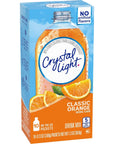 Crystal Light Drink Mix Classic Orange13 Oz Pack of 6