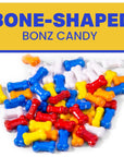 Bone Shaped Bonz Candy  Approx 400 Bone Candy For Kids  1 Pound Of Bulk Vending Candy  Dog Bonz Candy