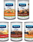 ThickIt Purees  Mixed Case  Protein Variety Pack of 12