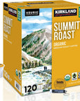 Worldwide Nutrition Bundle Compatible with Kirkland Summit Roast K Cups Coffee Organic Medium Roast Coffee K Cups  120 Count and MultiPurpose Key Chain