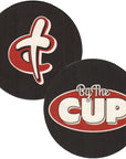 Shasta Cola 8 fl oz Pack of 12 with By The Cup Coasters