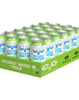 C2O The Orginal Coconut Water with Pulp PlantBased Hydration Non GMO Essential Electrolytes 105 FL OZ 3 Packs of 8 24 Cans Total