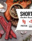 Dukes Beef Original Smoked Shorty Sausages Keto Friendly Snack 4 oz