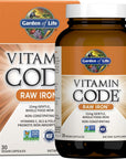 Vitamin Code Raw Iron 30ct Capsules