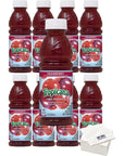 Tropicana Fruit Juice 10oz bottles Cranberry pack of 8