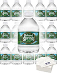 Poland Springs Bottled Water 8 Oz Pack of 15 with Bay Area Marketplace Napkins