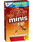 Honey Nut Cheerios Minis Breakfast Cereal Made with Whole Grains Family Size 188 oz