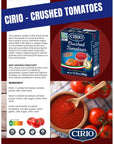 CIRIO  Crushed Tomatoes with Onion and Garlic  Product of Italy 8PACK