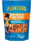 Planters Spicy Nuts  Cajun Sticks Trail Mix 6oz Bags Pack of 6