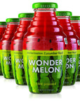 Wonder Melon Organic Watermelon Juice with Cucumber  Basil 845oz 6 Pack 100 Juice Cold Pressed