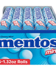 Mentos Chewy Mint Candy Roll, Mint, Non Melting, Party, 14 Count (Pack of 15) - Packaging May Vary